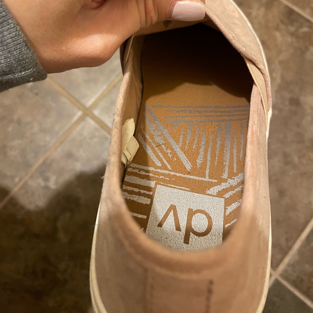 Well worn slip on shoes